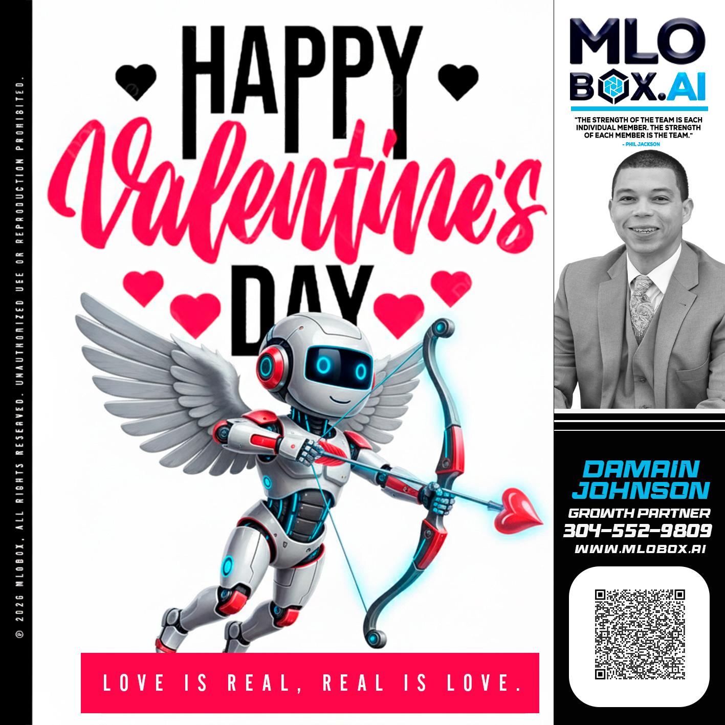 HAPPY VALENTINES DAY - Damain Johnson -Mortgage Loan Originator