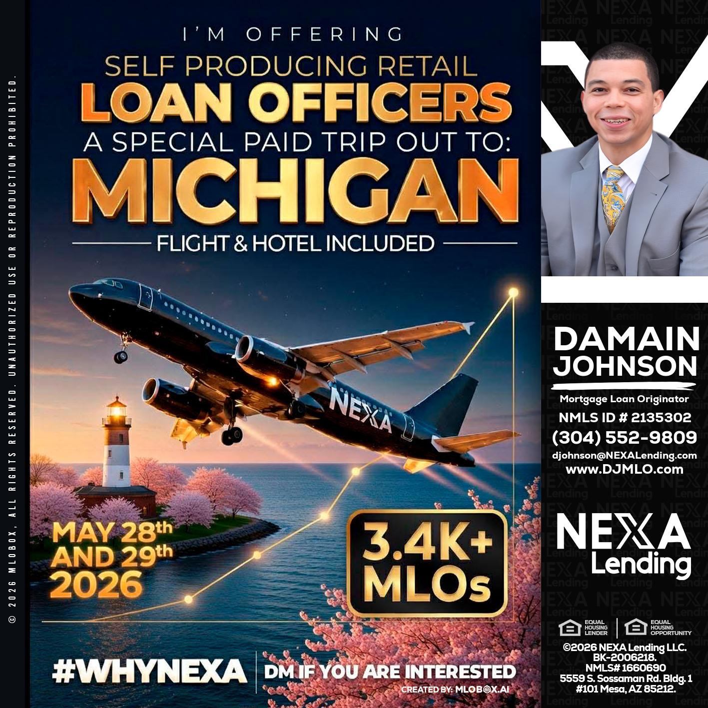 MICHIGAN TRIP - Damain Johnson -Mortgage Loan Originator