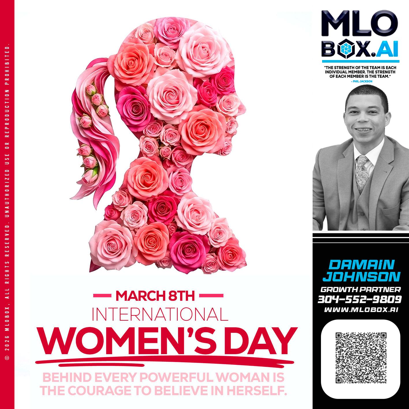 MARCH 8TH - Damain Johnson -Mortgage Loan Originator