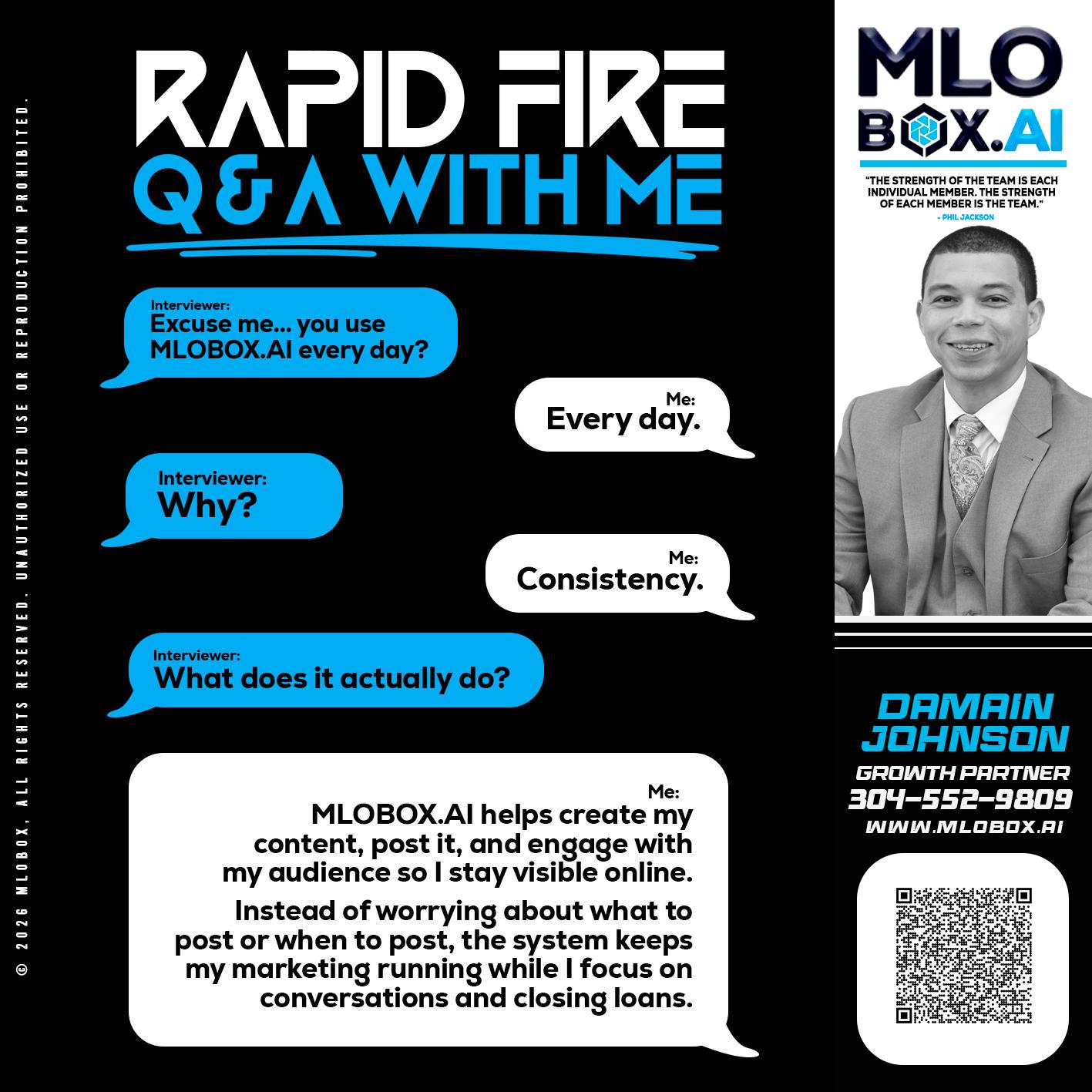 RAPID Q&A - Damain Johnson -Mortgage Loan Originator