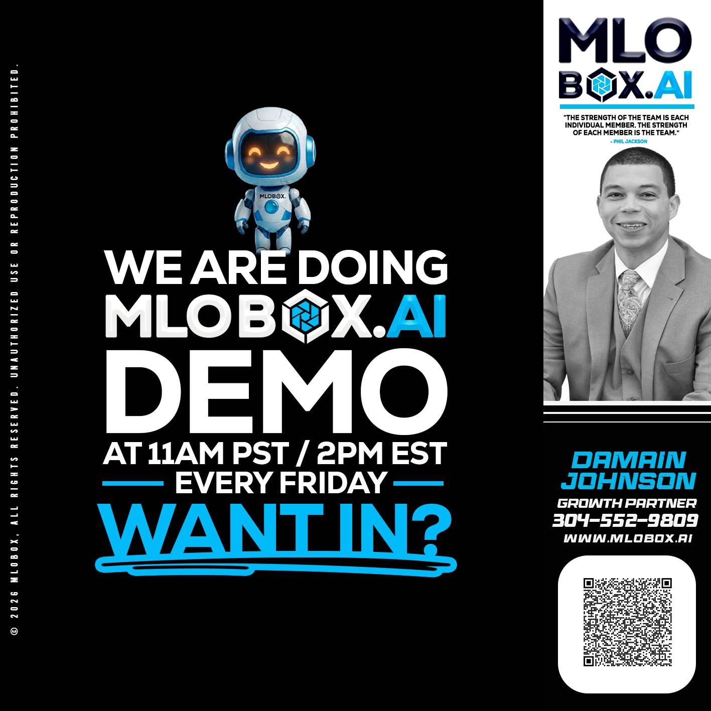WE ARE DOING - Damain Johnson -Mortgage Loan Originator