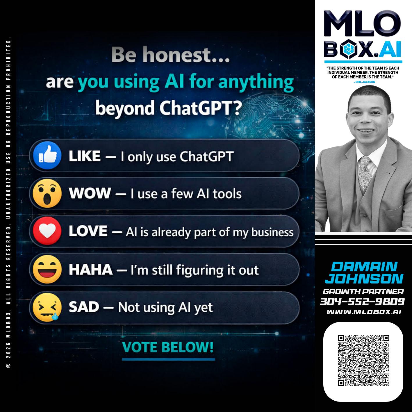 BE HONEST - Damain Johnson -Mortgage Loan Originator