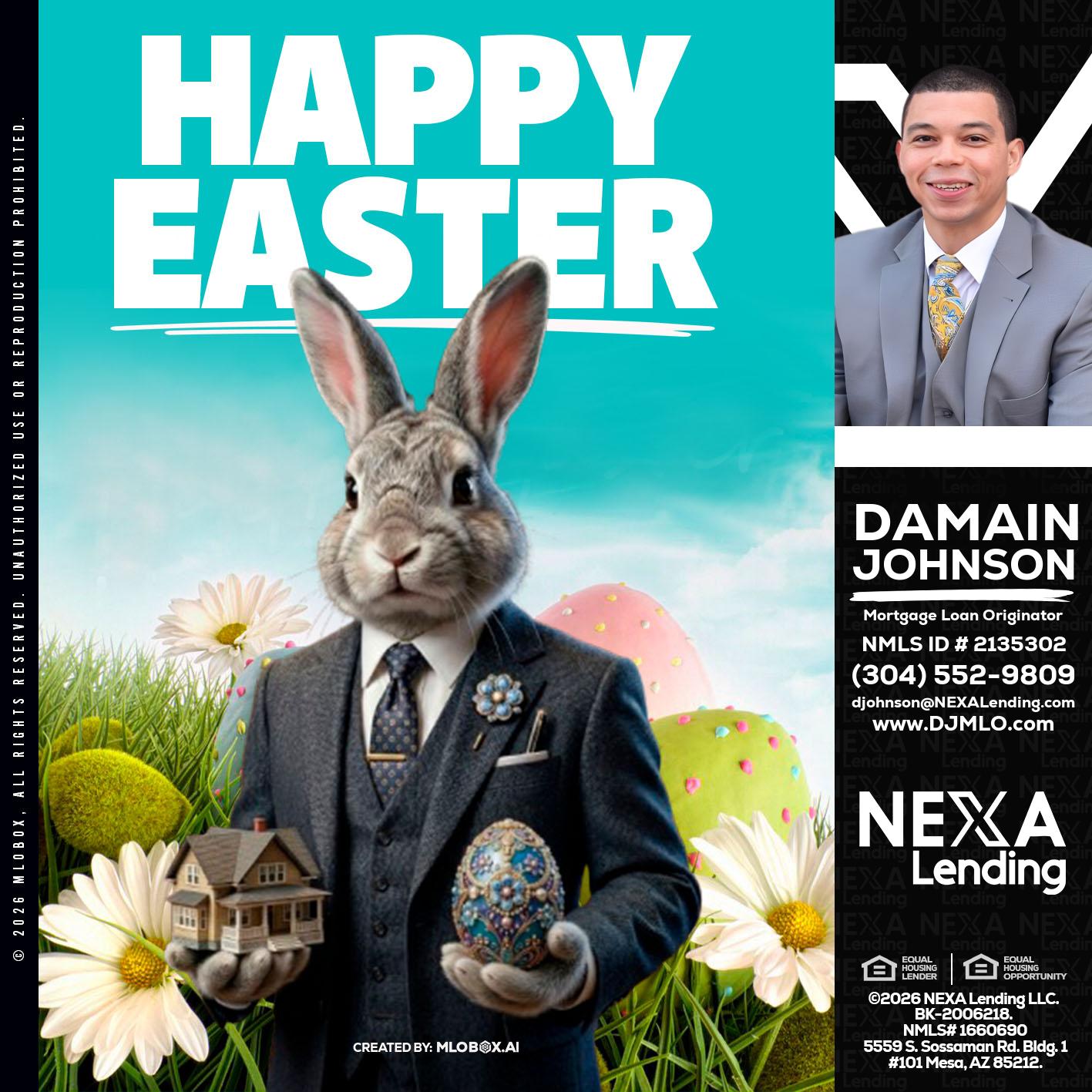 HAPPY EASTER - Damain Johnson -Mortgage Loan Originator